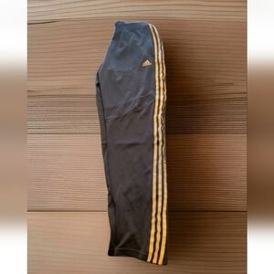 Adidas Jogger SweatPants with Gold Stripes